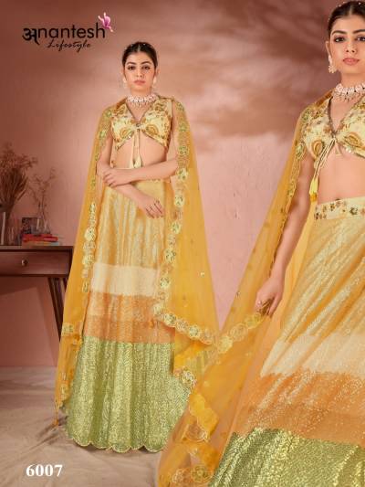 MAHARANI VOL-2 BY ANANTESH GEORGETTE LEHENGA CHOLI MANUFACTURER IN INDIA